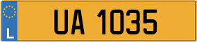 Truck License Plate